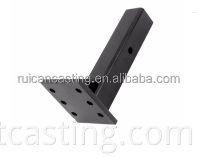 Trailer Hitch Pintle Hook Mounting Plate untuk penerima 2 "inci